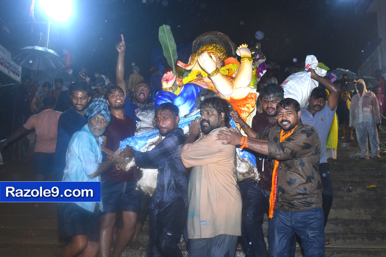 Razole Taluka Ganesh Nimajjanam